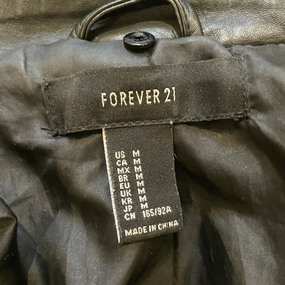 Faux leather jacket - Picture 2 of 2